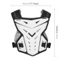 SUV Motorcycle Armor Vest Motorcycle Anti-impact Riding Chest Armor Off-Road Racing Protective Vest(White)