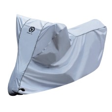 WUPP CS-1410B3 Motorcycle Thickened Oxford Cloth All-inclusive Waterproof Sun-proof Protective Cover, Size:L(Silver)