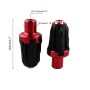 MB-FS004 Motorcycle Modified Body Anti-fall Bar for 10mm Screw Hole Cars, One Pair(Black Red)