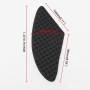 MB-OC024 Motorcycle Modification Accessories Pasteable Tank Anti-slip Side Insulation Protection Pad for Yamaha / Kawasaki / Honda