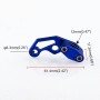 MB-EA073 Motorcycle Modification Accessories Universal Aluminum Alloy Hose Clamp (Blue)