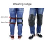 1 Pair Leather Wool Motorcycle Kneepad Windproof Warming Knee Pads Legs Protector Thickening Cold-Proof