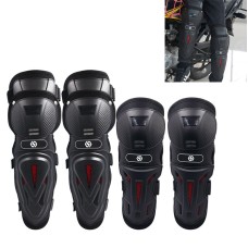 WUPP CS-775A 4 PCS/Set Anti-Fall Windproof Knee Pads Protective Gear Cover For Off-Road Motorcycles / Motorcycles(Black)