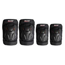 SULAITE Motorcycle Riding Equipment Protective Gear Off-Road Riding Anti-Fall Protector, Specification: Knee Pads+Elbow Pad