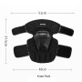 SULAITE Off-Road Motorcycle Windproof Warmth Drop-Proof Breathable Carbon Fiber Protective Gear, Specification: Knee Pads+Elbow Pads