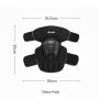 SULAITE Off-Road Motorcycle Windproof Warmth Drop-Proof Breathable Carbon Fiber Protective Gear, Specification: Knee Pads+Elbow Pads