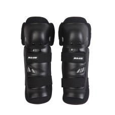 SULAITE Anti-Seismic Competition Outdoor Sports Strong Shell Protective Gear, Specification: Free Size(Black Knee Pads)
