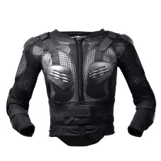 GHOST RACING F060 Motorcycle Armor Suit Riding Protective Gear Chest Protector Elbow Pad Fall Protection Suit, Size: M(Black)