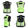 GHOST RACING GR-Y06 Motorcycle Riding Vest Safety Reflective Vest, Size: L(Fluorescent Green)