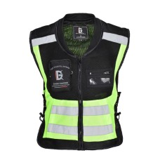 GHOST RACING GR-Y06 Motorcycle Riding Vest Safety Reflective Vest, Size: XXL(Fluorescent Green)