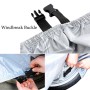 210D Oxford Cloth Motorcycle Electric Car Rainproof Dust-proof Cover, Size: XL (Black Silver)