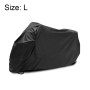 210D Oxford Cloth Motorcycle Electric Car Rain Rain-защищенная пылезащитная крышка, размер: L (черный)