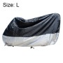 210D Oxford Cloth Motorcycle Электромобиль Rain Rain Rap-Resypray Cover, размер: L (черное серебро)
