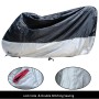210D Oxford Cloth Motorcycle Electric Car Rainproof Dust-proof Cover, Size: L (Black Silver)