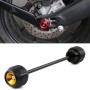 Modified Rear Wheels Drop Resistance Aluminum Alloy Ball Crash Protection Bars for Yamaha FZ09 MT-09(Gold)