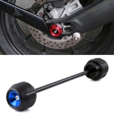 Modified Rear Wheels Drop Resistance Aluminum Alloy Ball Crash Protection Bars for Yamaha FZ09 MT-09(Blue)