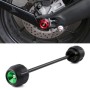 Modified Front Wheels Drop Resistance Aluminum Alloy Ball Crash Protection Bars for Yamaha MT-09(Green)