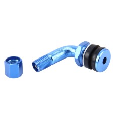 Car Motorcycle Bike Universal Blue Copper Valve Adaptor Tyre Tube Extension Adapter