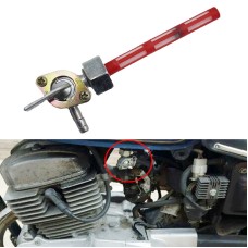 Motorcycle Fuel Tap Valve Petcock Fuel Tank Gas Switch for Honda CB400F 1977(Red)