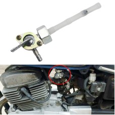 Motorcycle Fuel Tap Valve Petcock Fuel Tank Gas Switch for Honda CB400F 1977(White)