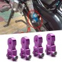 2 Pairs Shock Absorber Extender Height Extension for Motorcycle Scooter, Size: Large(Purple)