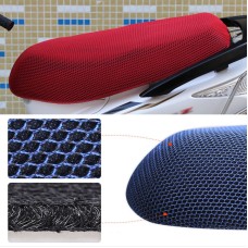 Waterproof Motorcycle Sun Protection Heat Insulation Seat Cover Prevent Bask In Seat Scooter Cushion Protect, Size: M, Length: 60-70cm; Width: 40-45cm(Red)