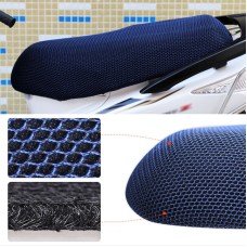 Waterproof Motorcycle Sun Protection Heat Insulation Seat Cover Prevent Bask In Seat Scooter Cushion Protect, Size: L, Length: 70-77cm; Width: 40-50cm(Blue)
