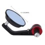 2 PCS Universal Motorcycle Round Shape  Rear View Mirror for Most Motorcycle