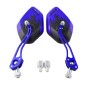 Motorcycle Modified Universal Rear View Mirror Set (Blue)