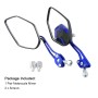 Motorcycle Modified Universal Rear View Mirror Set (Blue)