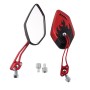 Motorcycle Modified Universal Rear View Mirror Set (Red)