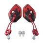 Motorcycle Modified Universal Rear View Mirror Set (Red)