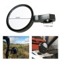 SFUTV-3 ATV All Terrain Vehicle Round CNC Rearview Mirror 1.75/2 inch Universal For UTV