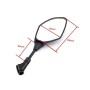 Motorcycle Rearview Mirror Reflective Mirror for MT07/09