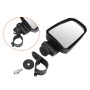 Pair All-terrain Vehicles Wide Field View 1.75 inch Rearview Mirror Side Reflector Mirror for UTV / ATV