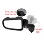 Pair All-terrain Vehicles Wide Field View 2.0 inch Rearview Mirror Side Reflector Mirror for UTV / ATV