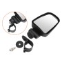 Pair All-terrain Vehicles Wide Field View 2.0 inch Rearview Mirror Side Reflector Mirror for UTV / ATV