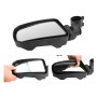 Pair All-terrain Vehicles Wide Field View 2.0 inch Rearview Mirror Side Reflector Mirror for UTV / ATV