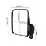 Side Mirror Rear View Mirror for Golf Carts