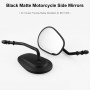 MB-MR008-BK Motorcycle Modified Rotatable Matt Rear View Mirror Set for Harley Davidson XL 883 1200