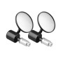 MB-MR009 Modified Motorcycle Rearview Reflective Mirror Rearview Side Mirrors (Black)