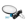 MB-MR010-BK Modified Motorcycle 22mm Rearview Mirror Rearview Side Mirrors