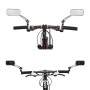 2 PCS Mountain Bike Rearview Mirror Electric Vehicle Aluminum Alloy Mirror, Random Color Delivery