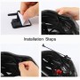 2 PCS WEST BIKING Mountain Road Bike Helmet Mini Reflective Convex Rearview Mirror