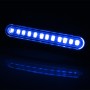 2 PCS D12V / 1W Motorcycle LED Waterproof Side Lights Turn Signal Light(Blue Light)