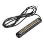 105mm DC12-24V / 1.6W Motorcycle LED Dynamic Blinker Side Lights Flowing Water Brake Lamp Turn Signal Light, Cable Length: 1m