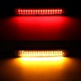 105mm DC12-24V / 1.6W Motorcycle LED Dynamic Blinker Side Lights Flowing Water Brake Lamp Turn Signal Light, Cable Length: 1m