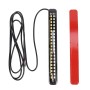 155mm DC12-24V / 2.2W Motorcycle LED Dynamic Blinker Side Lights Flowing Water Brake Lamp Turn Signal Light, Cable Length: 1m