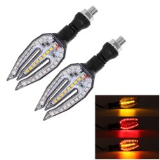 Motorcycle Turn Signal Light DC12V 1W 33LEDs SMD-3528 Lamp Beads (Red Light)