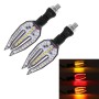 Motorcycle Turn Signal Light DC12V 1W 33LEDs SMD-3528 Lamp Beads (Red Light)